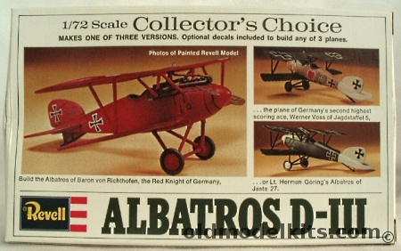 Revell 1/72 Albatros D-III - Collector's Choice (DIII D.III), H74 plastic model kit